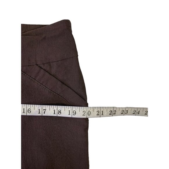 Westbound Women's Brown Cropped Pants - Picture 5 of 7